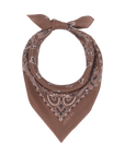 SILK BANDANA IN CHOCOLATE