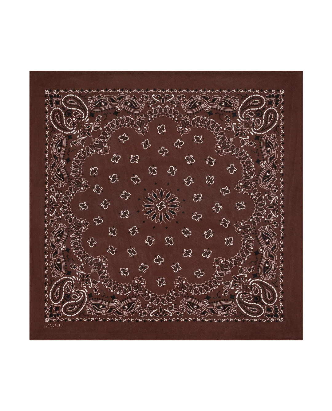 SILK BANDANA IN CHOCOLATE