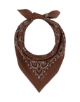 SILK BANDANA IN CHOCOLATE