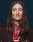 SILK BANDANA IN TRUE RED