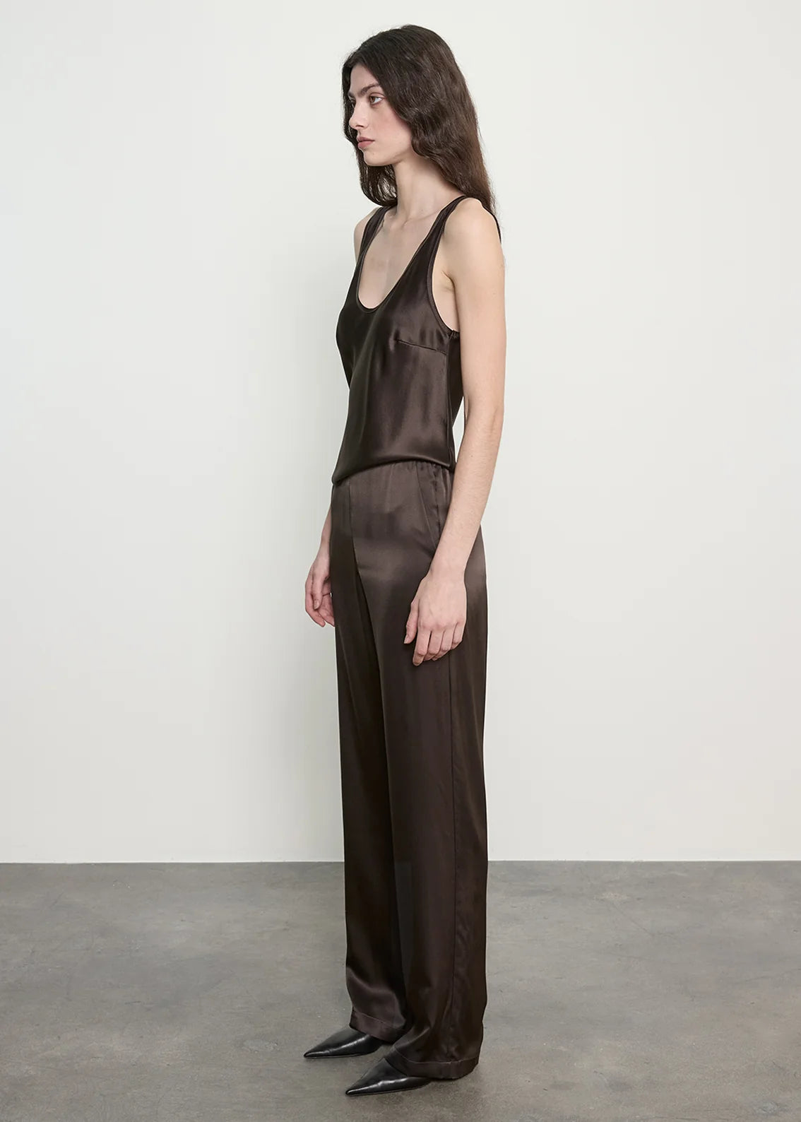 SILK SATIN TANK