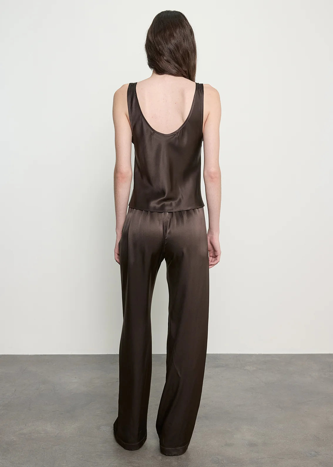 SILK SATIN TANK