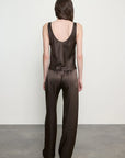 SILK SATIN TANK