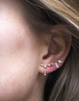 SIX DIAMOND CONSTELLATION EARRINGS