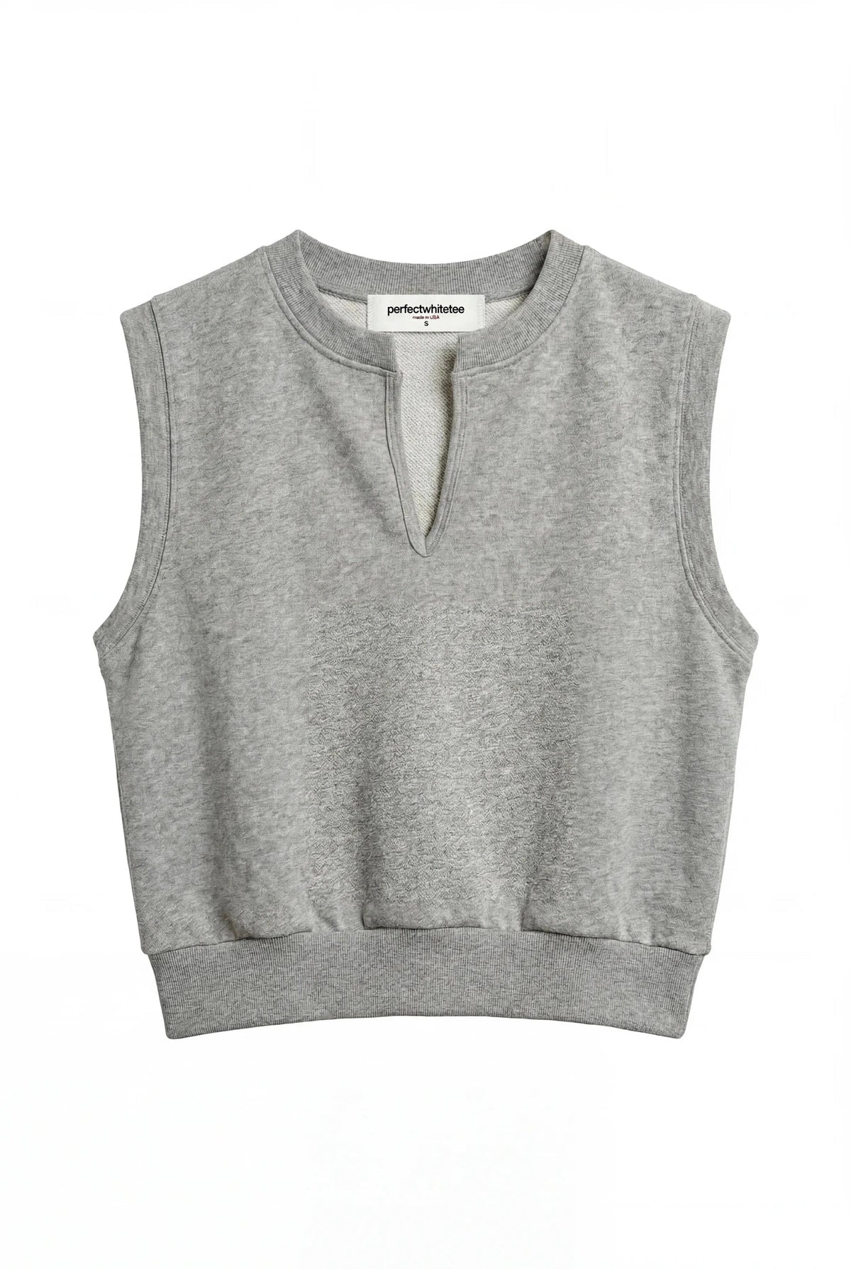 SLOANE MUSCLE TANK IN HEATHER GREY