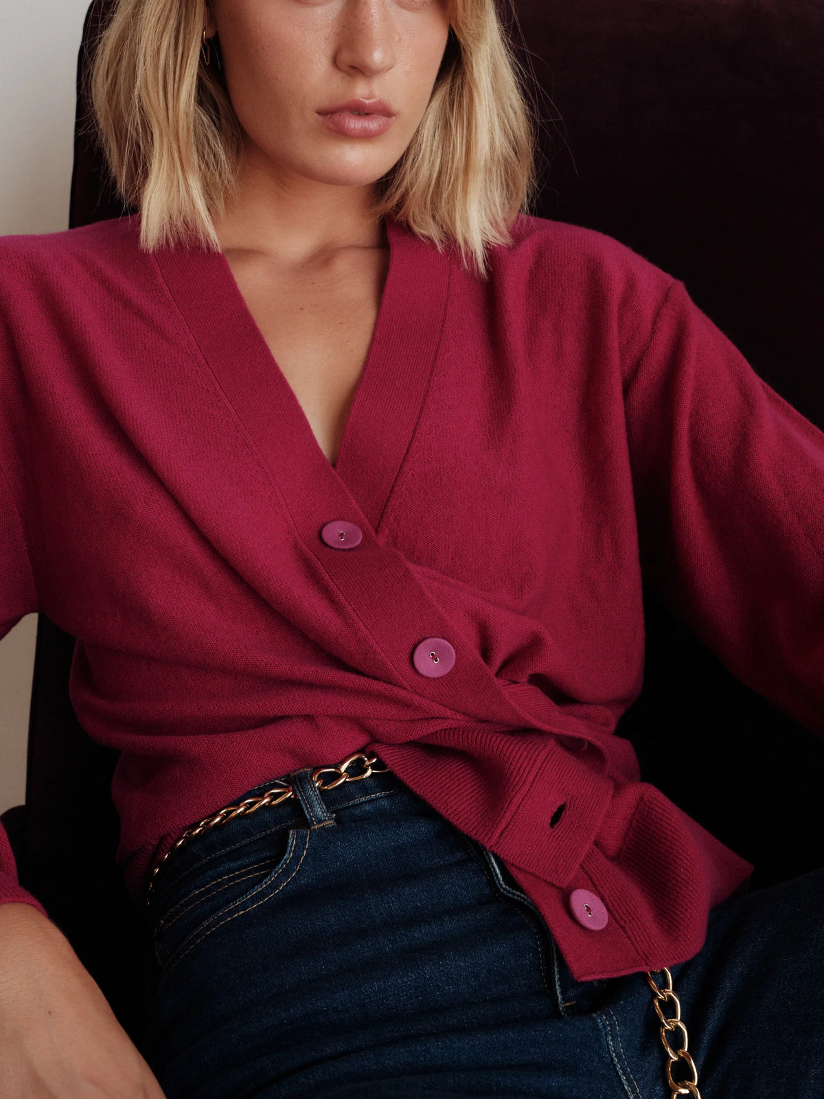 SLOUCH WRAP CARDIGAN