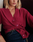 SLOUCH WRAP CARDIGAN