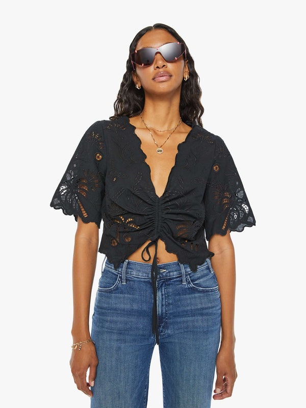 SOCIAL BUTTERFLY TOP IN PALMS UP