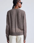 SOFTEST TISSUE WEIGHT SWEATER IN HAZELNUT