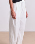 SPA PLEAT PANT IN CREAM