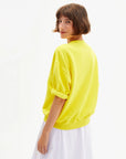 SHORT SLEEVE OVERSIZED SWEATSHIRT