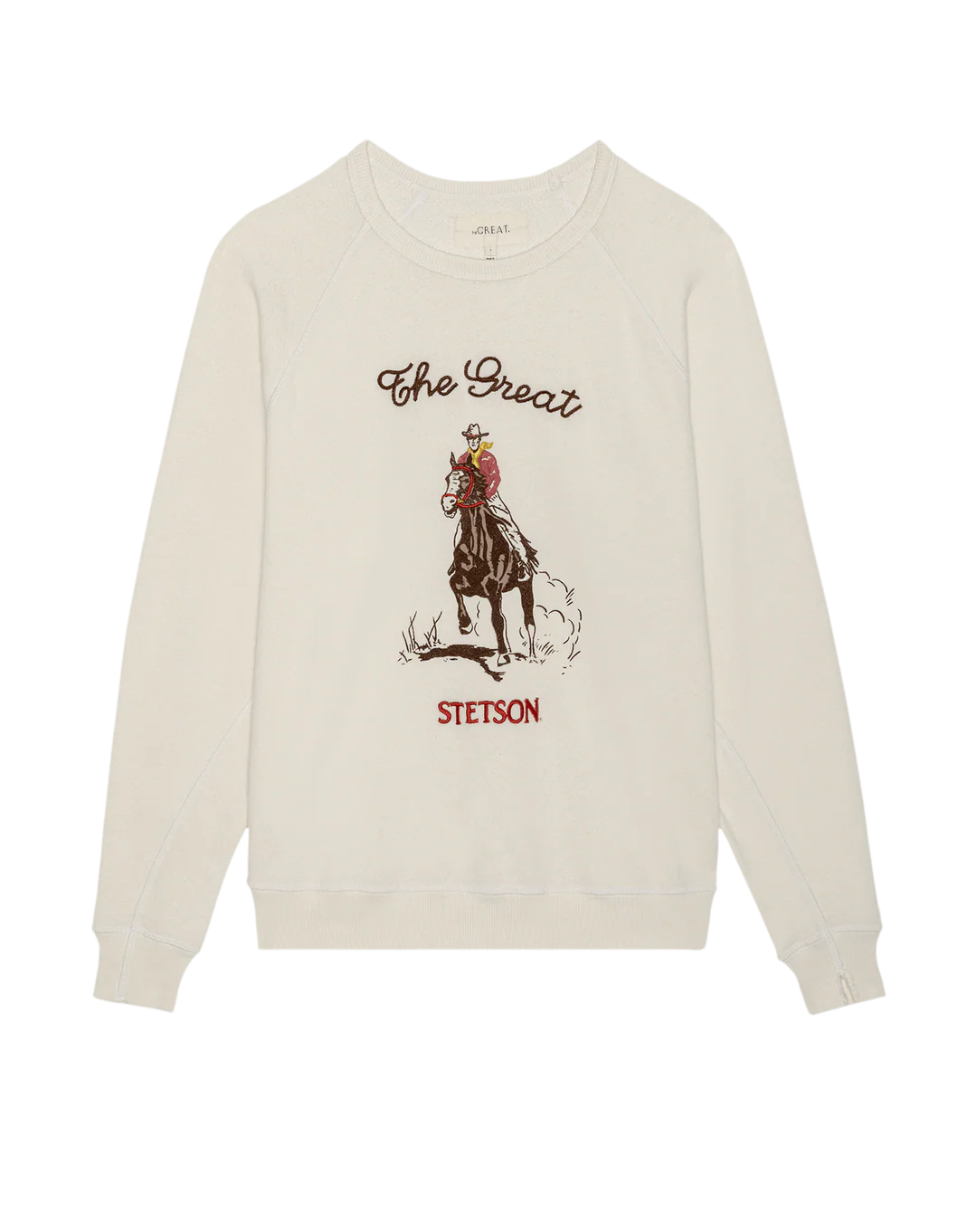 COLLEGE SWEATSHIRT WITH STETSON GRAPHIC