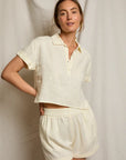 TABITHA COLLARED TEE