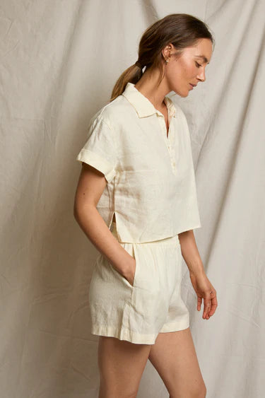 TABITHA COLLARED TEE
