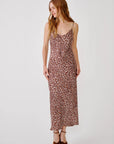 TAYLOR SILK DRESS IN LEOPARD