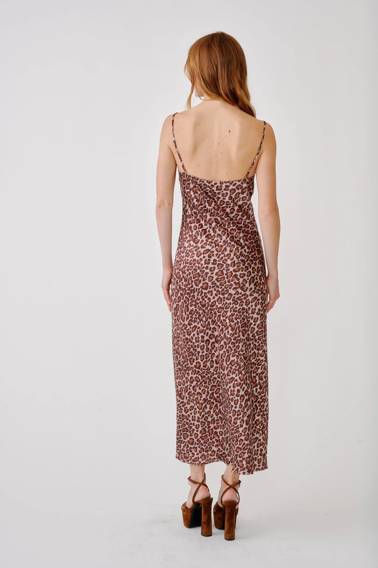 TAYLOR SILK DRESS IN LEOPARD