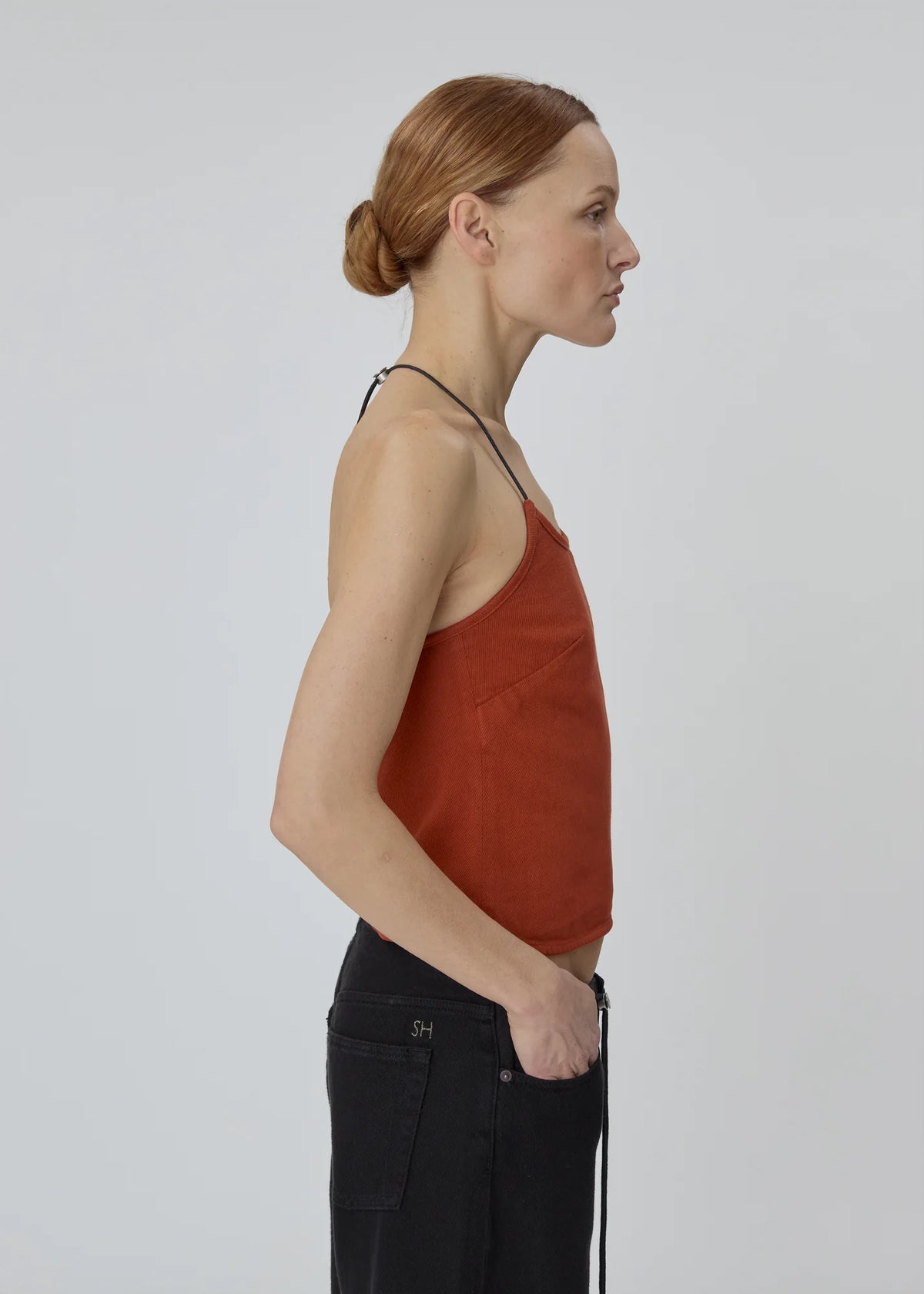 DENIM TOGGLE TANK