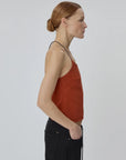 DENIM TOGGLE TANK
