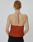 DENIM TOGGLE TANK