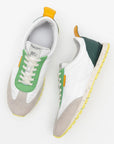 TOKYO SNEAKERS IN WHITE-GREEN