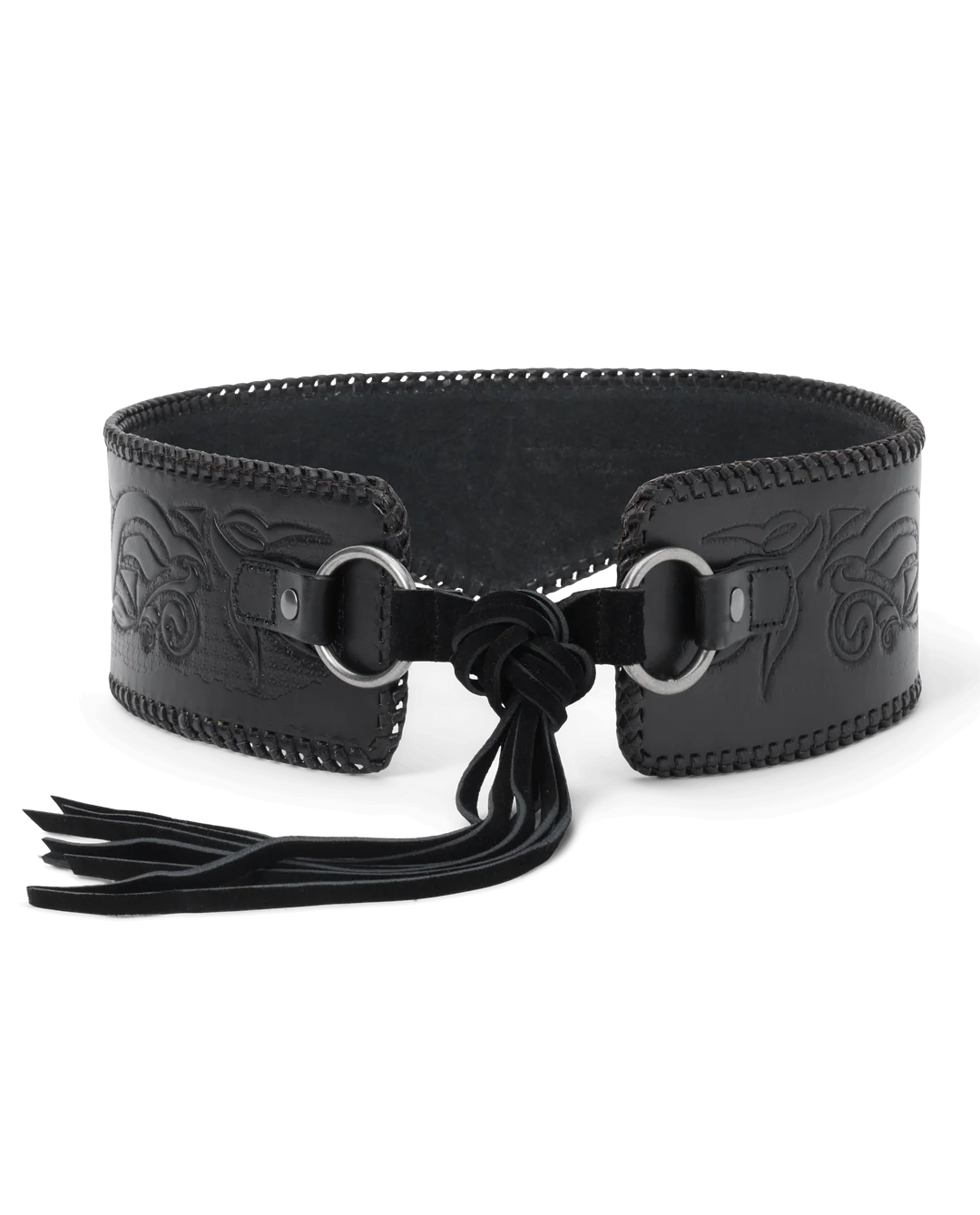 TOOLED CORSET BELT