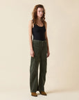 CORDUROY UTILITY SOFT BARREL PANT