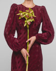 VISCOSE MIDI DRESS