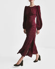 VISCOSE MIDI DRESS