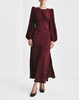VISCOSE MIDI DRESS