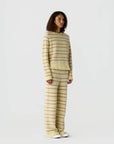 WESTERN STRIPE CREW SWEATER