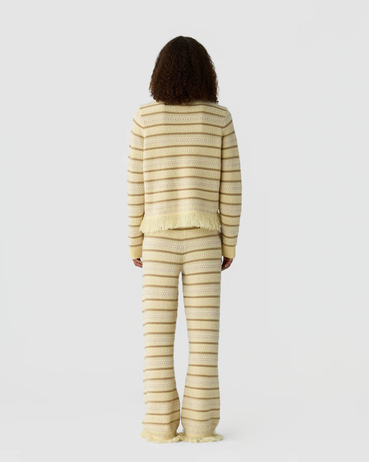 WESTERN STRIPE CREW SWEATER