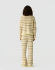WESTERN STRIPE CREW SWEATER