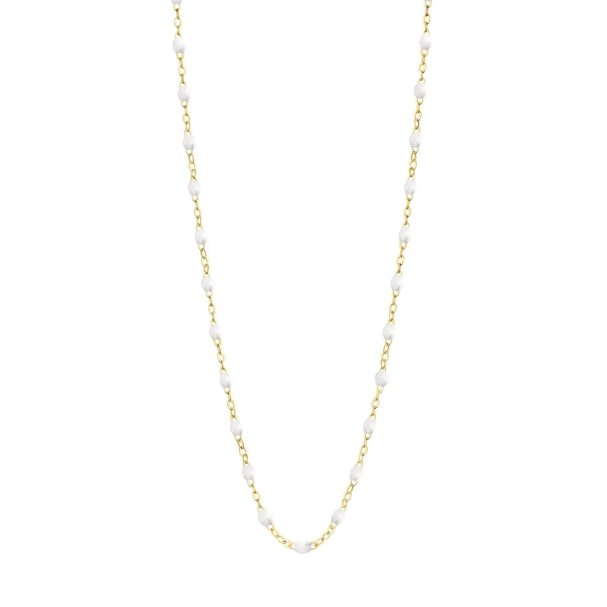 CLASSIC NECKLACE / 16.5" / WHITE