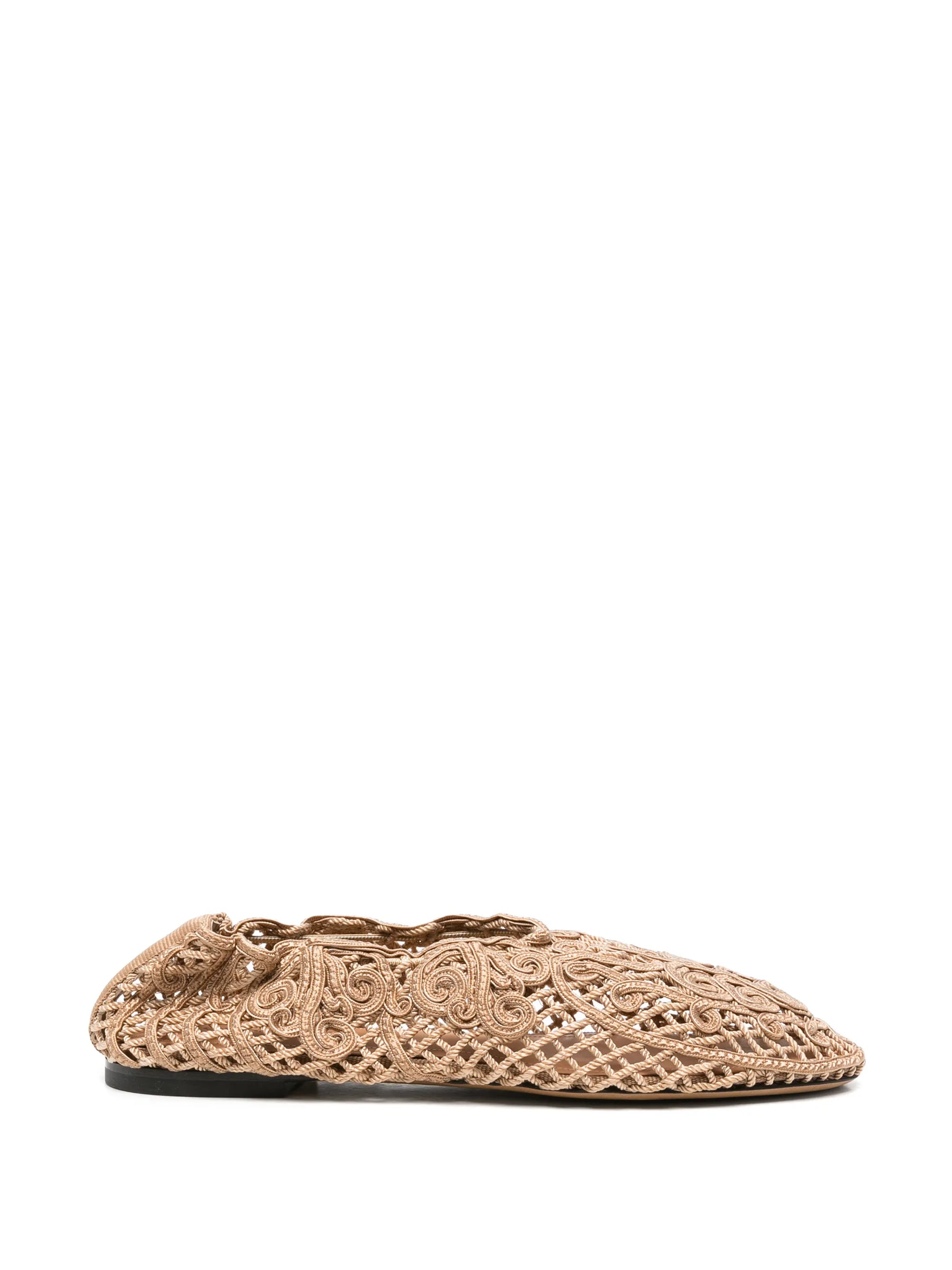 WOVEN FLAT IN BEIGE