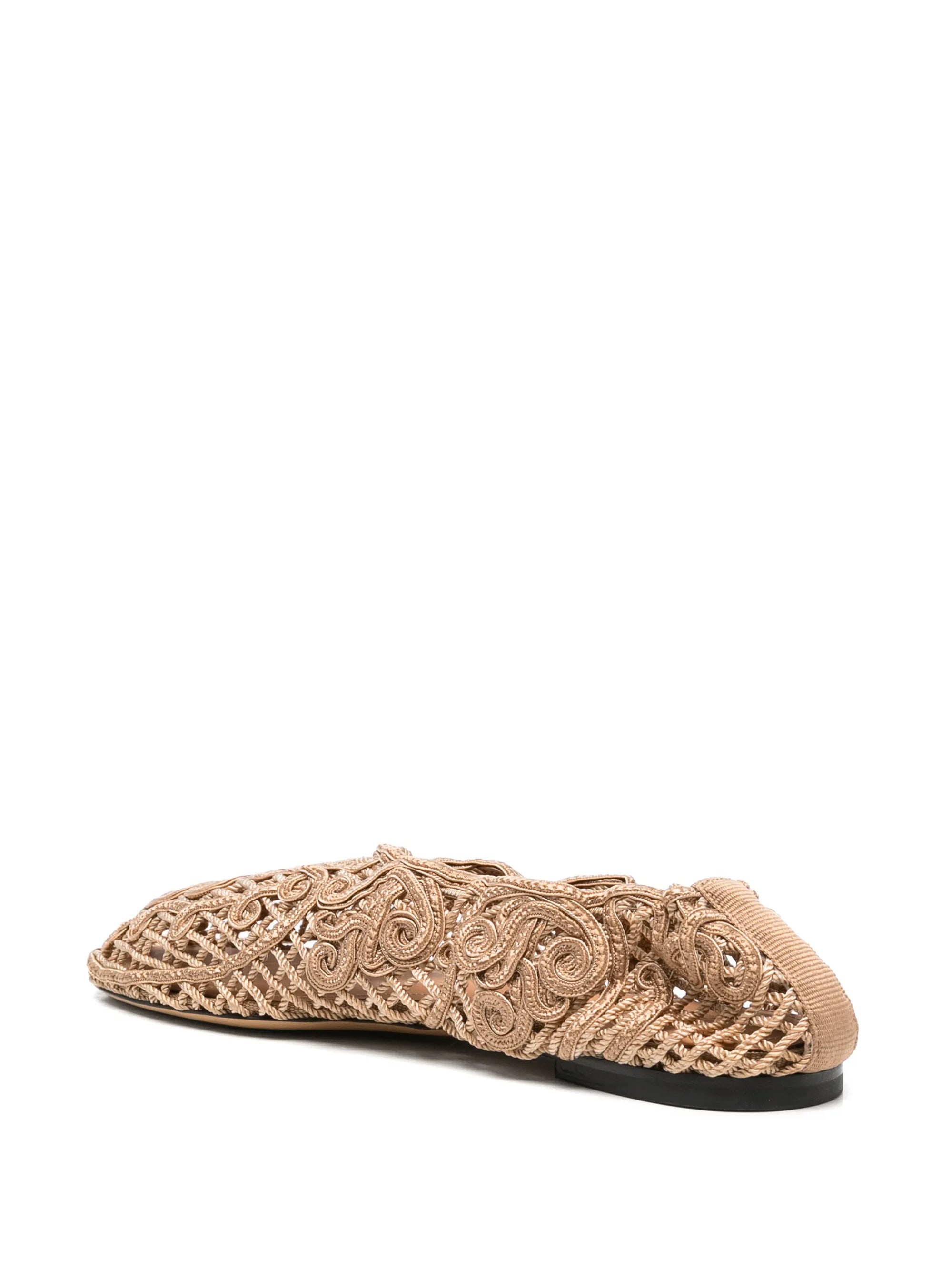 WOVEN FLAT IN BEIGE
