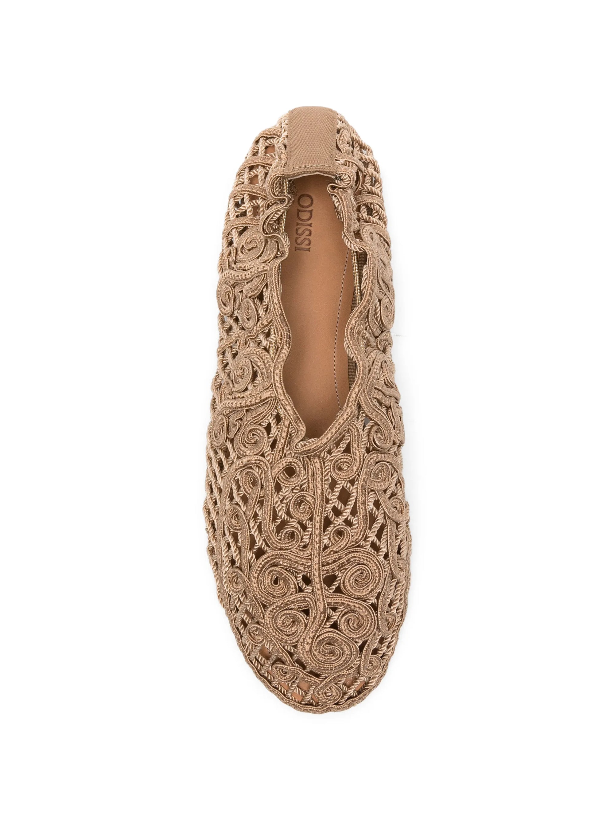 WOVEN FLAT IN BEIGE