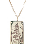 HIGH PRIESTESS TAROT CARD NECKLACE