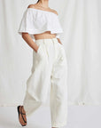 BARI TROUSER IN CREAM