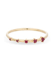 FIVE RUBY STACKING RING