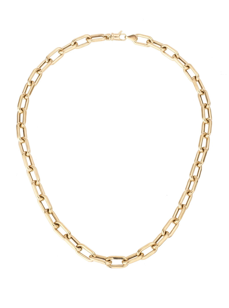 7MM ITALIAN CHAIN LINK NECKLACE
