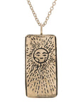 SUN TAROT CARD NECKLACE